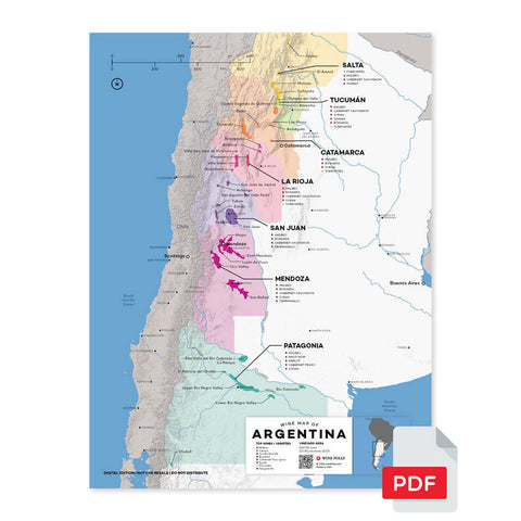 Argentina Wine Map