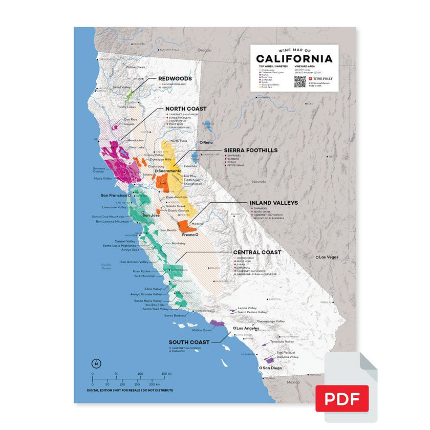 Maps of Wine Regions & Appellations by Country | Wine Prints – Wine Folly