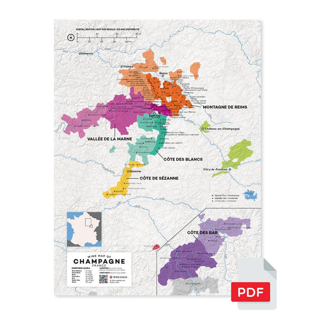 France: Champagne Wine Map - 1st Edition – Wine Folly