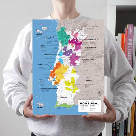 Portugal Wine Map - 2nd Edition