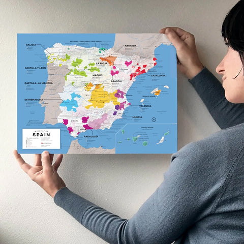 Spain Wine Map - 2nd Edition