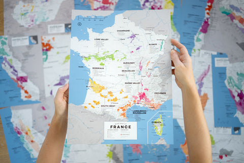 France Wine Map - 2nd Edition