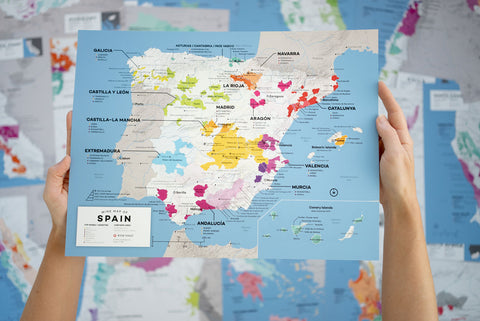 Spain Wine Map - 2nd Edition