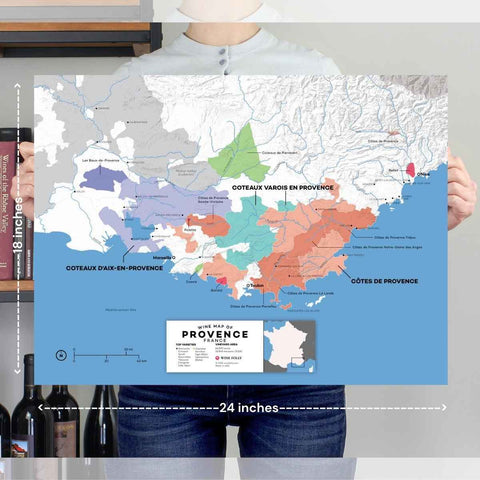 France Provence Wine Map - 2nd Edition – Wine Folly