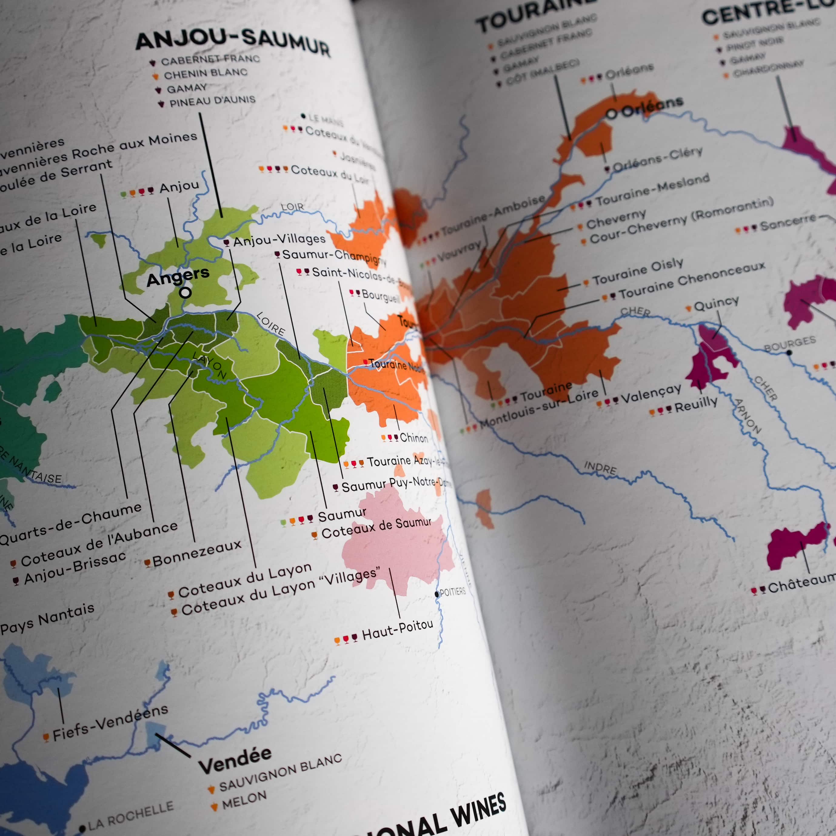 地図・旅行ガイド Wine Atlas of India Maps of Wine Regions & Appellations by Country | Wine Prints