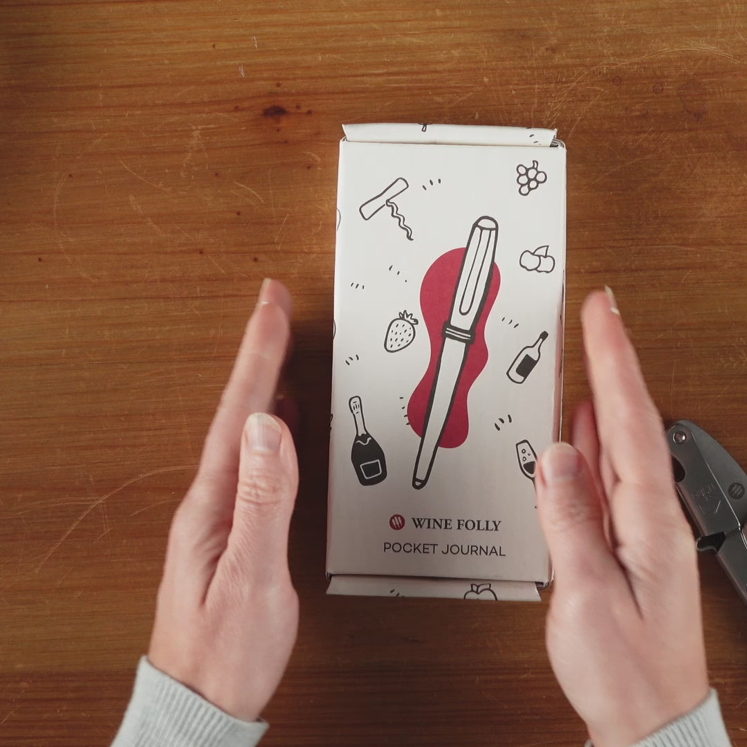 Leather Pocket Journal (Box of 3) | Wine Folly