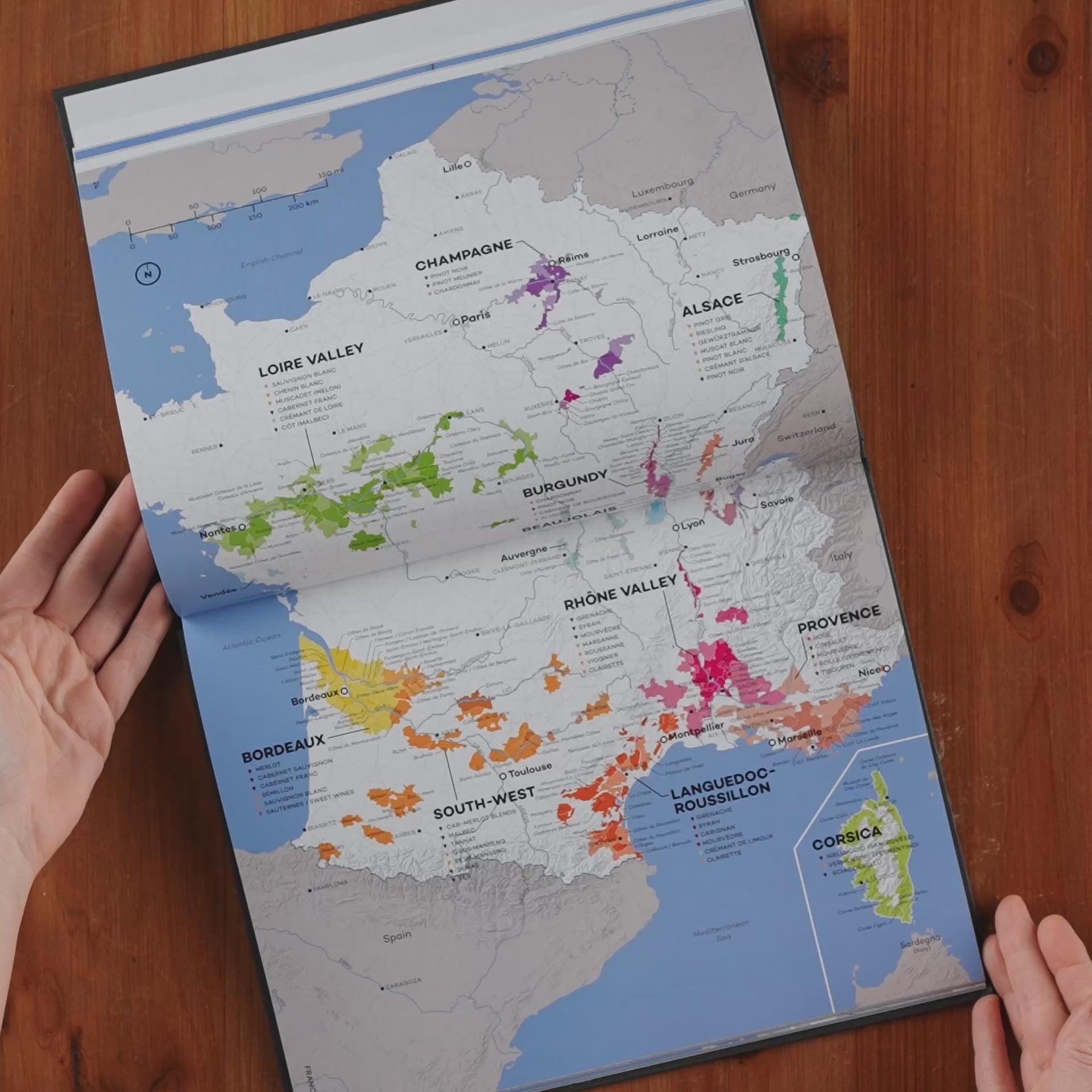 地図・旅行ガイド Wine Atlas of India Maps of Wine Regions & Appellations by Country | Wine Prints