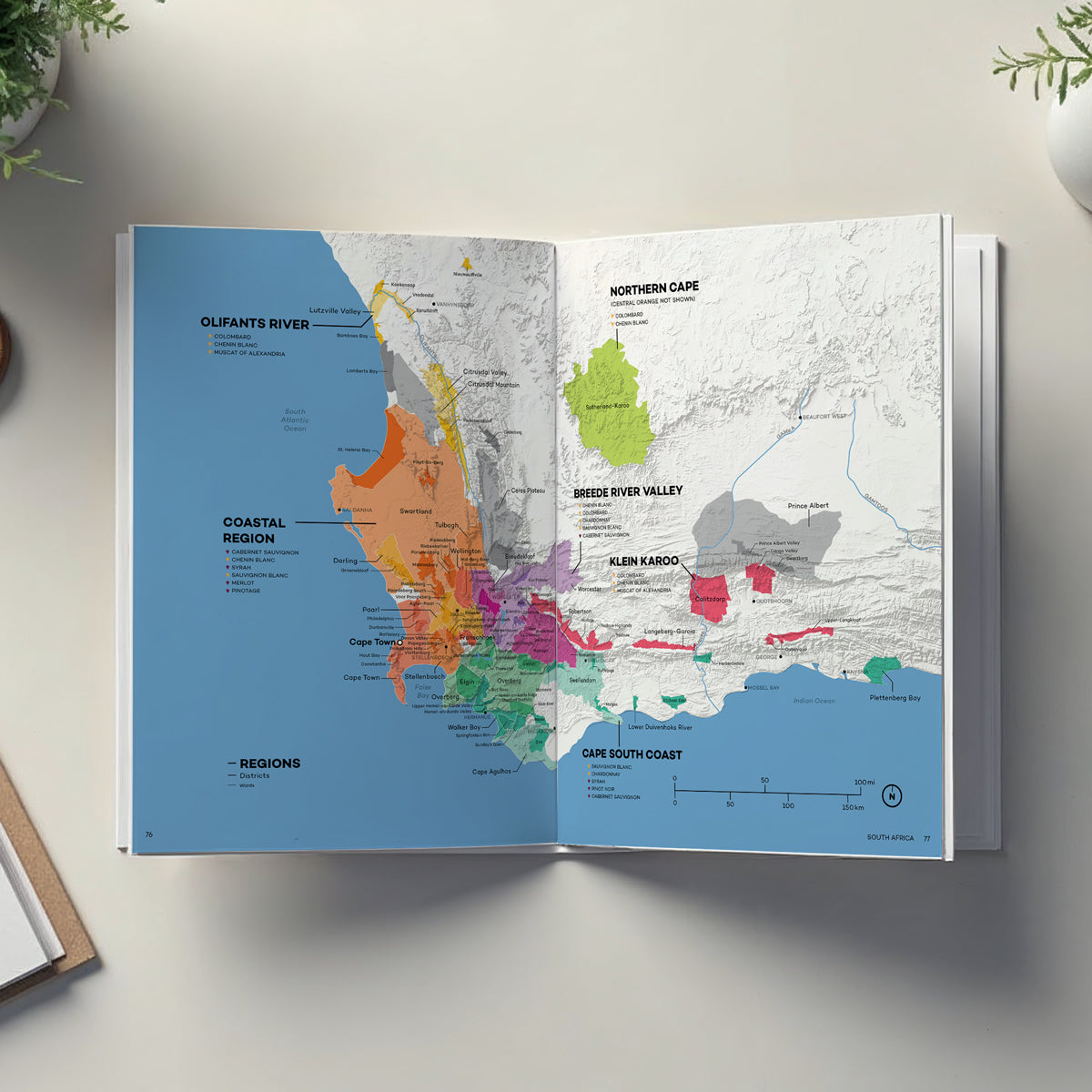 地図・旅行ガイド Wine Atlas of India Wine Folly Wine Maps Book