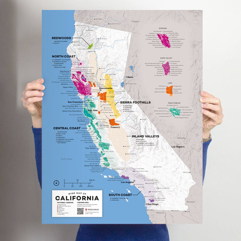 Maps of Wine Regions & Appellations by Country Wine Prints Wine Folly