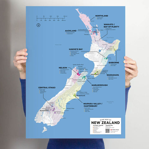 New Zealand Wine Map
