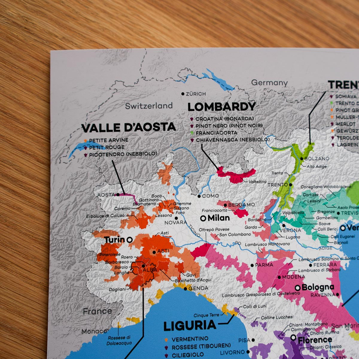 Italy Wine Map Wine Folly