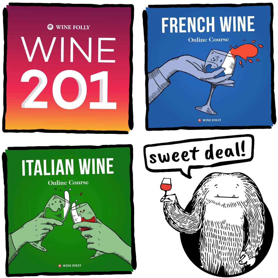 Wine 201 Courses Collection (Level 201, French and Italian Wine) Wine