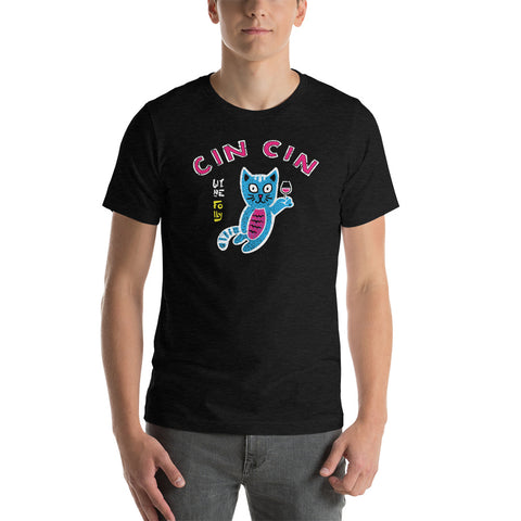 Cin Cin (Pink & Blue Edition) - Men's Short-Sleeve Unisex T-Shirt
