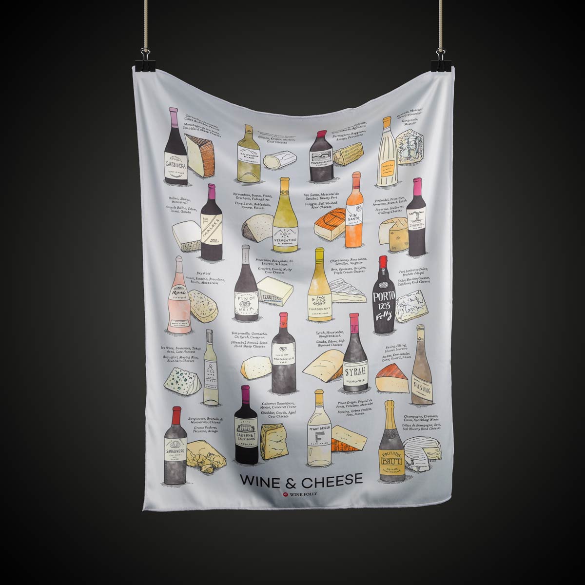 Wine Folly Wine Glass Polishing Cloth - Thumbnail 2