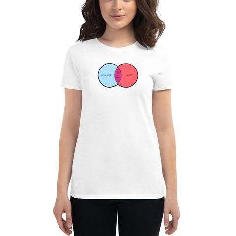 Science and Art Wine - Women's short sleeve t-shirt